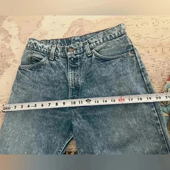 Levi’s 550 Vintage Orange Tab Stonewashed Jeans Made In USA 1960s 31X30 - Picture 11 of 11